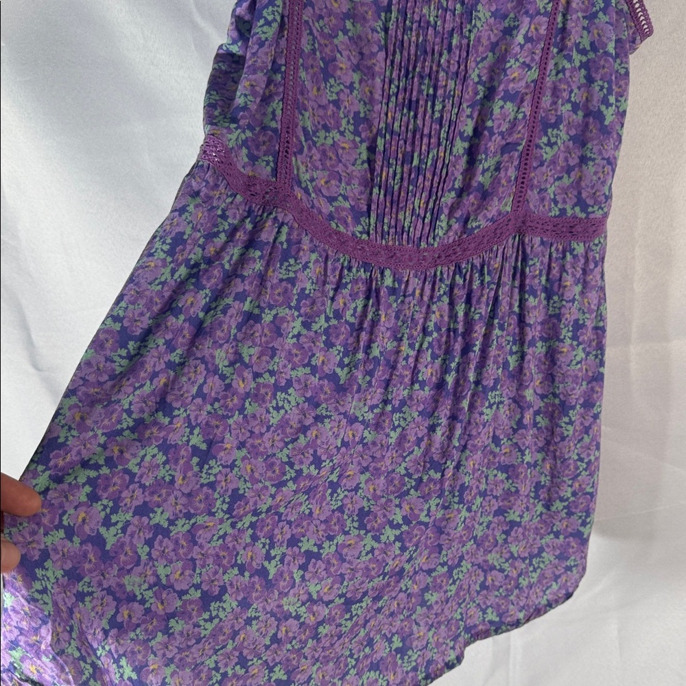 Vintage Spell Wildflower Mini Dress Size Medium - Picture 7 of 15